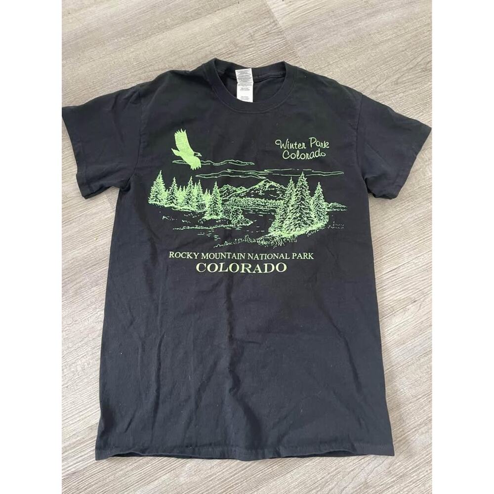 Vintage Rocky Mountain National Park Shirt Womens Small